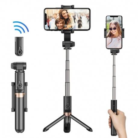 پایه نگهدارنده موبایل با چرخش 360 درجه و ریموت برند اپکسل مدل Apexel APL-D6